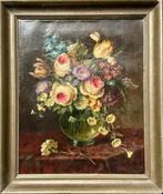 Europese school (XIX) - 17th Century Style Dutch Floral, Antiek en Kunst, Kunst | Schilderijen | Klassiek
