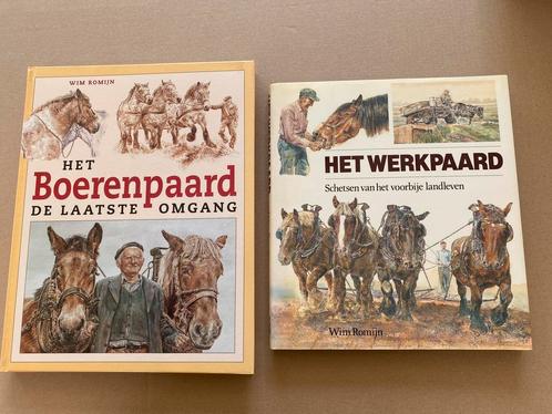 2 Paardenboeken Wim Romijn - Werkpaard / Boerenpaard NIEUW, Boeken, Dieren en Huisdieren, Zo goed als nieuw, Paarden of Pony's