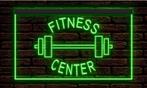 Fitness GYM neon bord lamp LED verlichting reclame lichtbak, Verzamelen, Merken en Reclamevoorwerpen, Verzenden, Nieuw