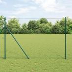 vidaXL Hexagon Hek Groen 1,5x100 m Staal, Tuin en Terras, Verzenden, Nieuw