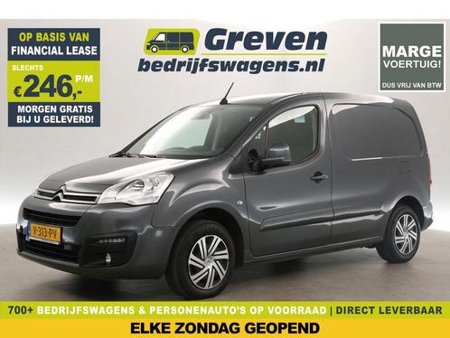Citroën Berlingo 1.6 BlueHDI L1H1 MARGE Airco Cruise €246pm, Auto's, Bestelauto's, Automaat, Diesel, Zilver of Grijs, Citroën