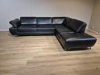 Belform Ibiza Hoekbank - Zwart - Leder - Design - ZGAN, 250 tot 300 cm, Ophalen of Verzenden, Zo goed als nieuw, Belform ibiza hoekbank, rolf benz, jori, montel, montis, leolux