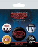 Stranger Things Button 5-pack officiële merchandise, Ophalen of Verzenden, Nieuw, Tv, Gebruiksvoorwerp