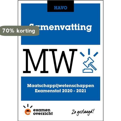 ExamenOverzicht - Samenvatting Maatschappijwetenschappen, Boeken, Schoolboeken, Zo goed als nieuw, Verzenden