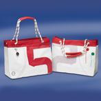 Trend Marine Sea Wave Shopping Bag-White / Navy Blue, Ophalen of Verzenden, Nieuw