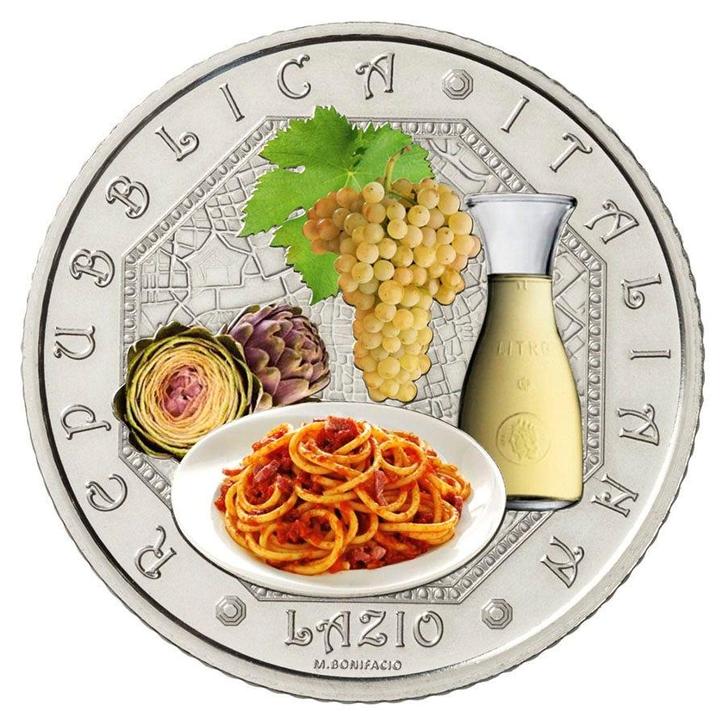 Italië 5 Euro Lazio 2023, Postzegels en Munten, Munten | Europa | Euromunten, Verzenden