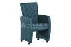 Eetkamerstoel Carina - eetkamerstoelen - Blauw, Huis en Inrichting, Stoelen, Nieuw, Blauw, Stof