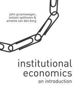 9780230550742 Institutional Economics | Tweedehands, Boeken, Zo goed als nieuw, John Groenewegen, Verzenden