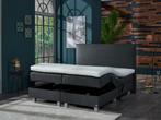 Elektrische Boxspring Boston Antraciet, Verzenden, Nieuw, Overige kleuren, Modern
