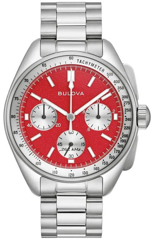 Bulova 96K115 Lunar Pilot  Blood Moon horloge, Sieraden, Tassen en Uiterlijk, Horloges | Heren, Staal, Nieuw, Staal, Overige merken
