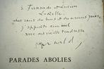 Pierre Mac Orlan / Roger Wild - Parades Abolies [envoi, Antiek en Kunst