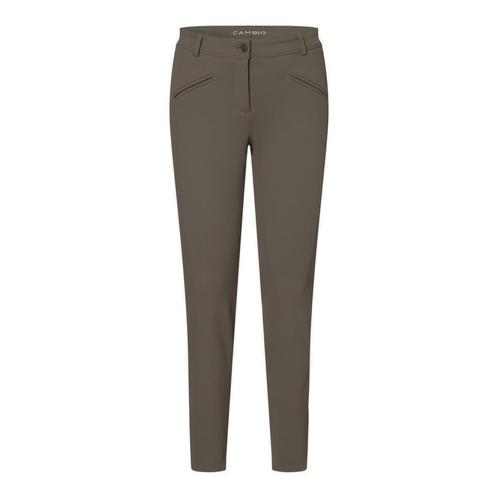 Cambio • groen bruine pantalon Rachel • 36, Kleding | Dames, Broeken en Pantalons, Bruin, Nieuw, Maat 36 (S), Verzenden