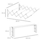 TRUUSK Wanddroger 57,5 cm - Ruimtebesparend Wasrek voor Binn, Verzenden