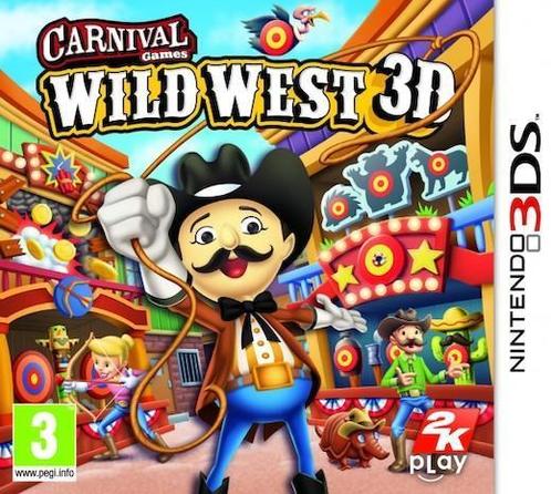 Carnival Games: Wild West 3D 3DS Garantie & snel in huis!, Spelcomputers en Games, Games | Nintendo 2DS en 3DS, 1 speler, Zo goed als nieuw