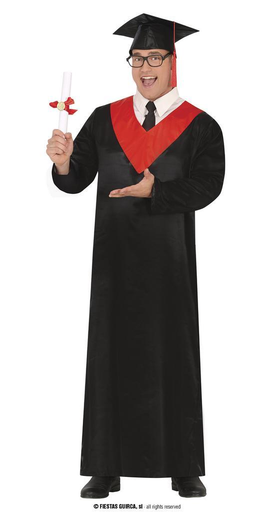 Geslaagd Gewaad Volwassenen, Kleding | Heren, Carnavalskleding en Feestkleding, Nieuw, Ophalen of Verzenden