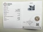 1 pcs Diamant (Natuurlijk) - 0.31 ct - Rond - E - VVS1 -, Nieuw