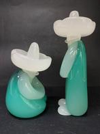 Cupla Mexicaanse van Archimede Seguso in Murano glas -, Antiek en Kunst