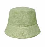 Bucket Hat Hoedje – Teddy Stof – One Size – Groen, Kleding | Dames, Hoeden en Petten, Nieuw