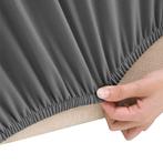 Bankhoes stretch polyester jersey antraciet (Deco artikelen), Verzenden