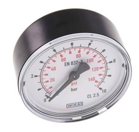 0..10 Bar Manometer Achteraansluiting Kunststof/Messing 63, Doe-het-zelf en Verbouw, Overige Doe-het-zelf en Verbouw, Nieuw, Verzenden