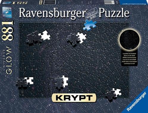 Krypt Universe Glow Puzzel (881 stukjes) | Ravensburger -, Hobby en Vrije tijd, Denksport en Puzzels, Nieuw, Verzenden