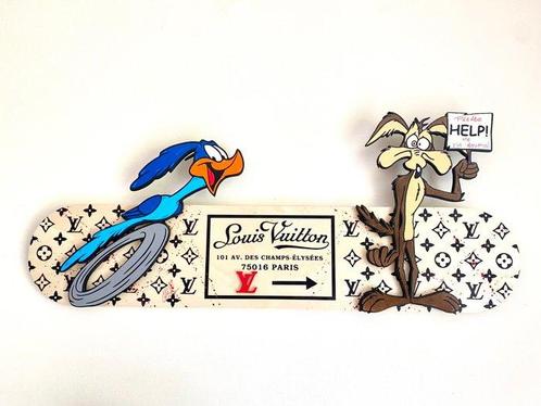 CASH - BIP-BIP ET COYOTE BY LOUIS VUITTON, Antiek en Kunst, Kunst | Schilderijen | Modern