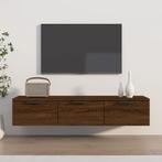 vidaXL Wandkast 102x30x20 cm bewerkt hout bruin eikenkleur, Verzenden, Nieuw