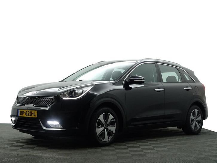 Zakelijke Lease |  Kia Niro 1.6 GDi Hybrid ExecutiveLine Aut, Auto's, Kia, Dealer onderhouden, Lease, Zwart, Automaat, SUV of Terreinwagen
