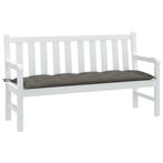 vidaXL Tuinbankkussen 150x50x7 cm stof gemêleerd donkergrijs, Huis en Inrichting, Woonaccessoires | Kussens, Verzenden, Nieuw