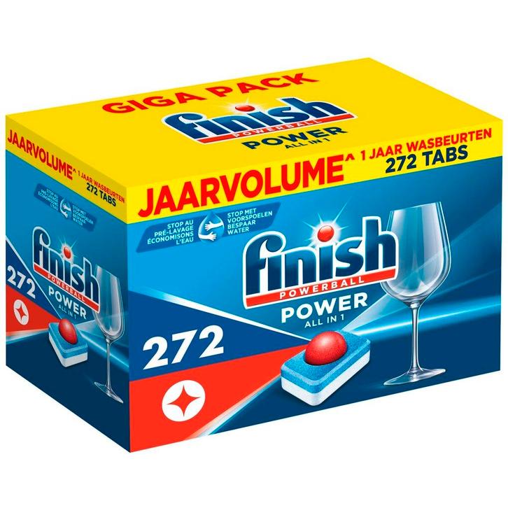 Finish Powerball All-in-1 Power Vaatwastabletten, Huis en Inrichting, Schoonmaakartikelen, Verzenden