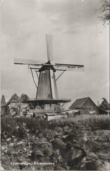 OOTMARSUM - Korenmolen, Verzamelen, Ansichtkaarten | Nederland, Verzenden