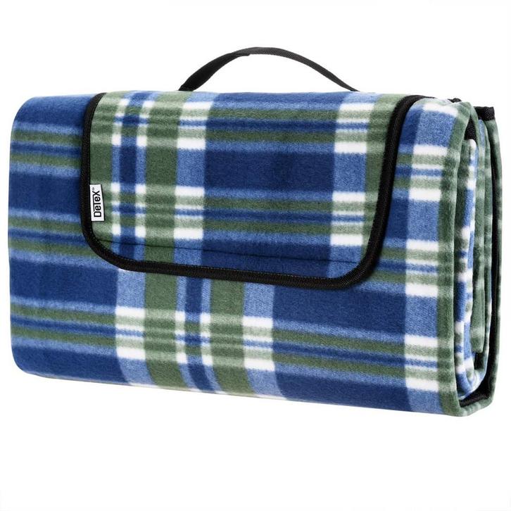 Picknickdeken Ruit-Blauw 2x2m (Outdoor-Buitensport), Caravans en Kamperen, Kampeeraccessoires, Nieuw, Verzenden