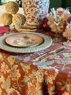 Exclusieve tafellaken met Indiase bloemmotief voor grote