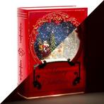 Kerstlantaarn boek met kerstman | Lumineo | 21 cm, Diversen, Verzenden, Nieuw