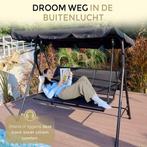 2dekans | ODADDY® Schommelbank – 3 Persoons – Hangbank Tuin, Ophalen of Verzenden, Zo goed als nieuw