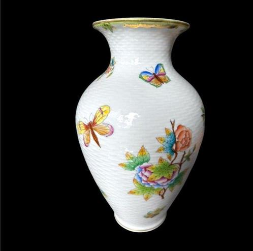 Herend - Vaas - Koningin Victoria 33 cm, eerste keuze -, Antiek en Kunst, Antiek | Glas en Kristal