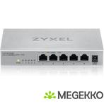 Zyxel MG-105 Unmanaged 2.5G Ethernet (100/1000/2500) Staal, Computers en Software, Netwerk switches, Verzenden, Nieuw