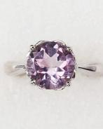 Amethist - Zilver, Ring met Lichtamethist - Spirituele vrede