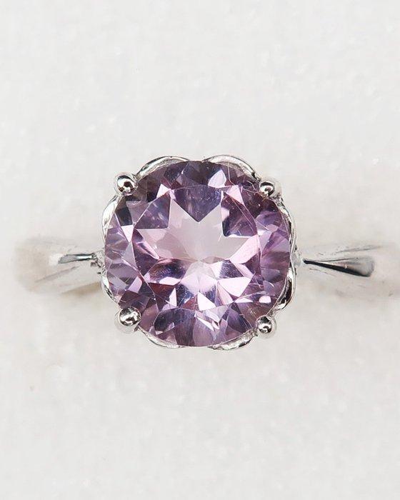 Amethist - Zilver, Ring met Lichtamethist - Spirituele vrede, Antiek en Kunst, Antiek | Boeken en Bijbels
