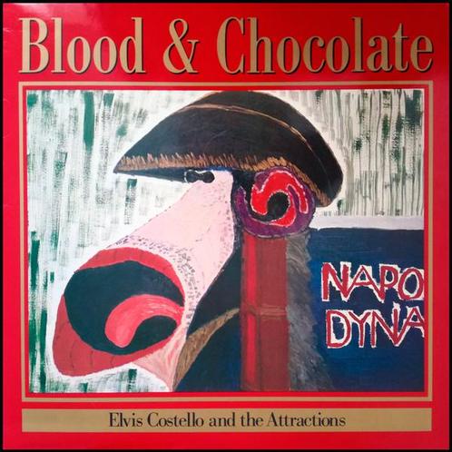 LP gebruikt - Elvis Costello And The Attractions - Blood..., Cd's en Dvd's, Vinyl | Rock, Zo goed als nieuw, Verzenden