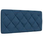 vidaXL Hoofdbordkussen 100 cm stof blauw, Verzenden, Nieuw, Blauw, Stof