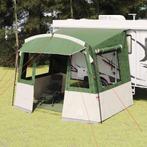 vidaXL Achterkleptent voor Caravan met dak Groen 352 x 250 x, Verzenden, Nieuw