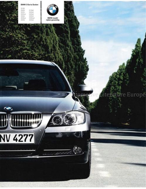 2006 BMW 3 SERIE SEDAN BROCHURE NEDERLANDS, Boeken, Auto's | Folders en Tijdschriften, BMW