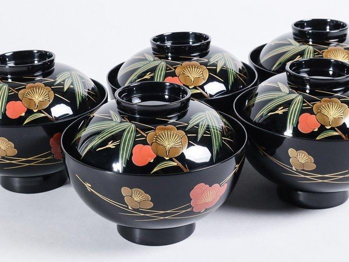 Signed by Seiho () and Shinsai () - Soepkom - Wajima, Antiek en Kunst, Antiek | Overige Antiek