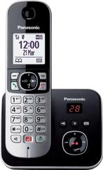 Panasonic KX-TG6861 DECT-telefoon Nummerherkenning Zwart,, Verzenden, Nieuw