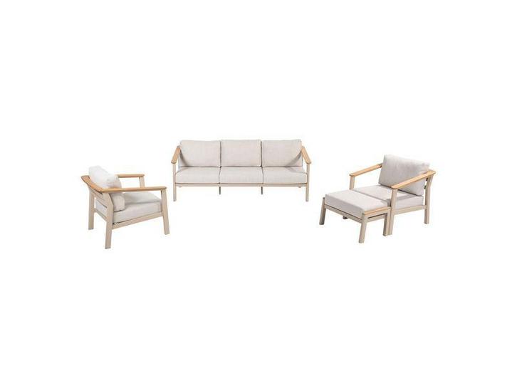 Taste 4SO Olivia loungeset, Tuin en Terras, Tuinsets en Loungesets, Bank, Stoel, 5 zitplaatsen, Nieuw, Aluminium, Loungeset