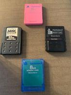 Sony - Playstation 2 (PS2) - Playstation 2 Memorycards (4x), Spelcomputers en Games, Nieuw