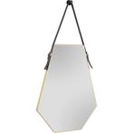 Spiegel - Livion Imena - Decoratief Spiegelglas - Goud -, Huis en Inrichting, Woonaccessoires | Spiegels, Ophalen of Verzenden