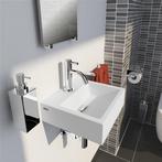Clou Flush 1 Toiletfontein Met Kraangat En Plug Wit Keramiek, Ophalen of Verzenden, Nieuw