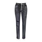 MAC • Mel jeans met zilveren coating • 36, Kleding | Dames, Verzenden, Zwart, MAC, Nieuw